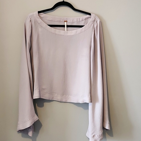 Free People bell sleeve blouse - L - Picture 1 of 2
